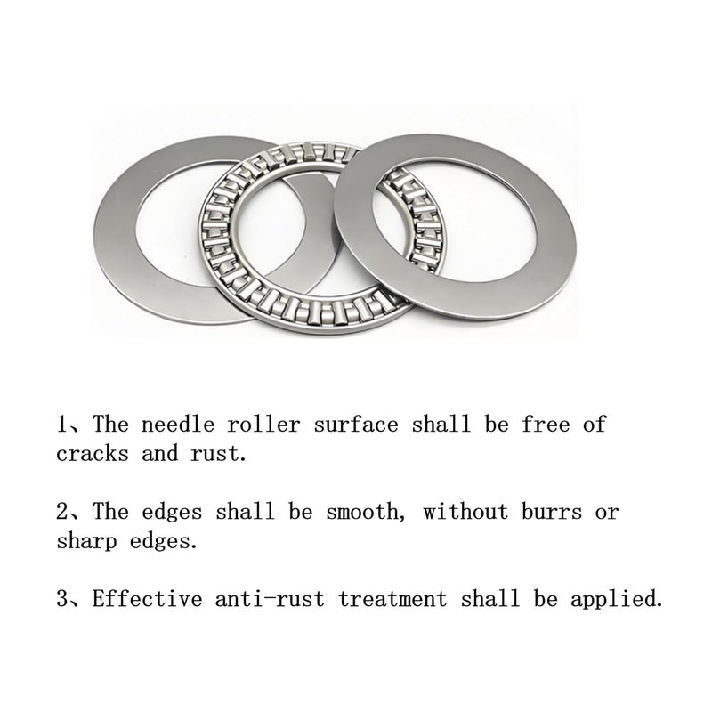 RPS-IND 2 PCS AXK2035 High Precision Thrust Needle Roller Bearings with Washers - Bearing Steel Material - Image 5